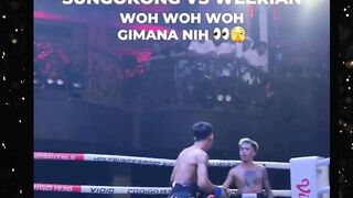 lagaa keras laga panas antara petarung ini