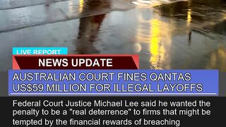 Australian Court Fines Qantas Us59 Million for Il