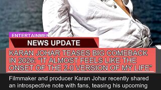 Karan Johar Teases Big Comeback in it Almos