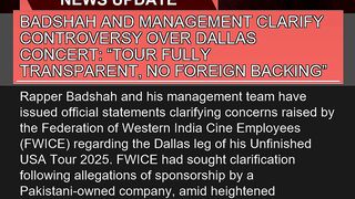 Badshah and Management Clarify Controversy Over Da