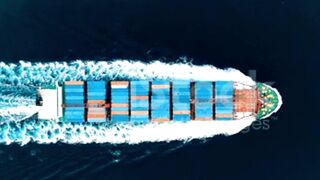 A Beautiful Cruise Floating on the Blue Sea