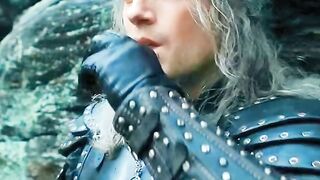 The white wolf called The Witcher youtubeshorts .
