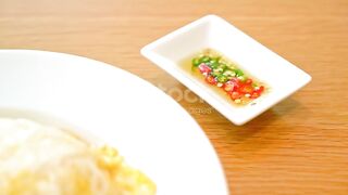 Jasmine Red Cargo Rice with Stir-Fried Basil Chicken