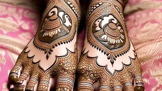 New foot mehndi design of