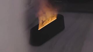 Essential Diffuser, Fireplace Fire Flame Aromatherapy Diffuser