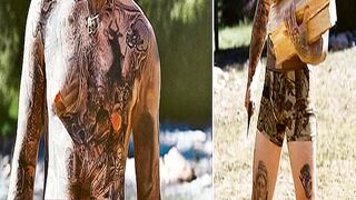 Post Malone Strips Off to Model Kim Kardashians S