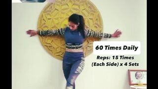 Burn Your Belly, Waist And Full Leg Fat Easily At Once At Home me reels reelviral featured yoga