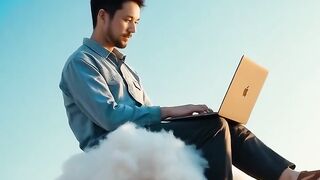 MAN DOING DEMOTE WORK ON CLOUD