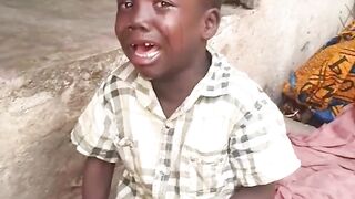 African boy crying than laughing meme