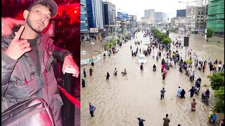 singer Talha Anjums satirical post on Sindh government over rain situation Karach cities need not panic,