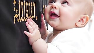 Cute baby praying 2