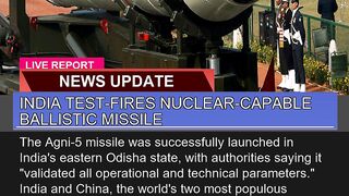 India Testfires Nuclearcapable Ballistic Missile
