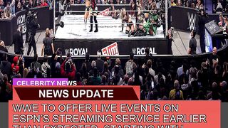 Wwe to Offer Live Events on Espns Streaming Servi