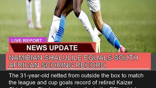 Namibian Shalulile Equals South African Scoring Re
