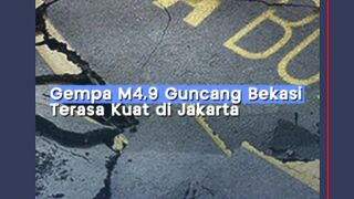 Gempa menghambat perjalanan KA communiter