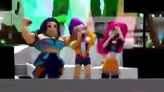 Fake Huntrx Was Playing Their Music in the Streetrobloxshorts roblox