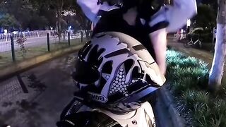 A riders heart beats to the rhythm of the road