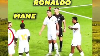 Mane ngeprank Ronaldo!  Mane pura-pura mau ambil penalty, dan Ronaldo sampai kesal!