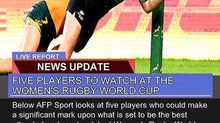 Five Players to Watch at the Womens Rugby World C