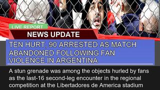 Ten Hurt Arrested as Match Abandoned Following