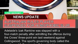 Australian Rules Player Suspended for Homophobic S