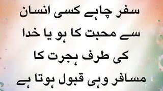 Safar Safar Chahe Kisi Insan.