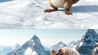 Ice Age Cartoon   Find the Difference Challenge