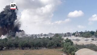 Israel strike destroys tents in Gaza, leaving displaced families in