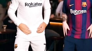 Cristiano et Messi qui fait la fête