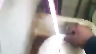 burning football