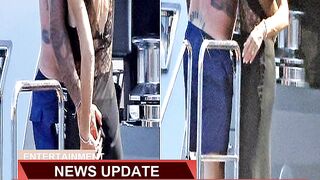 Shirtless David Beckham Cheekily Squeezes Wife Vic