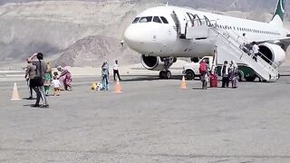 Most beautiful airport in skurdu pakistan.