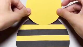 How to make paper honey bee