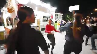 Turkish famous street dancer