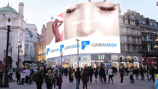 Brand Promotion in London Piccadilly  Gama Hash LTD