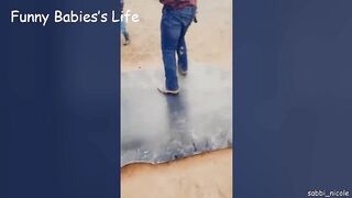 Dads are the true SuperHeros - Dad Saves The Baby From Trouble