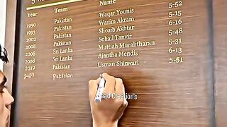 Naseem shahs dream for taking five wickets
