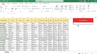 How to JOIN TEXT through Excel CONCATENATE function _(360P)