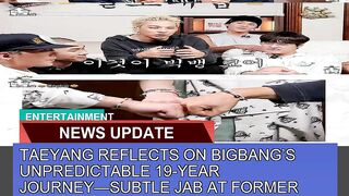 Taeyang Reflects on Bigbangs Unpredictable 19yea