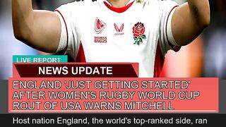 England Just Getting Started After Womens Rugby