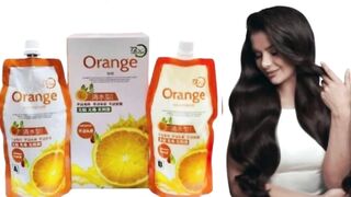 Orange Delicious Fruit Hair Color