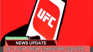 Ufc Fight Night Shanghai Walker Vs Zhang Livestr