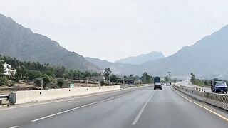Raining at Swat Motorway Beautiful Weather