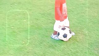 Little smart football Player