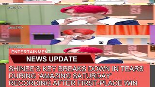 Shinees Key Breaks Down in Tears During Amazing