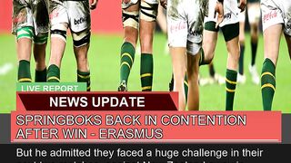 Springboksback in Contention After Win Erasmus