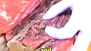 Why can not the black part of tuna be eaten?