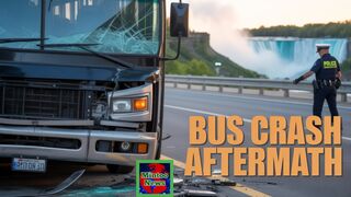 Tour bus returning to New York City from Niagara Falls crashes
