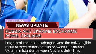 Russia and Ukraine Exchange Pows Civilians