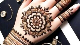 new baridel istlish mahndi design and simple Mahandi design hard to fingers mahndi design 6